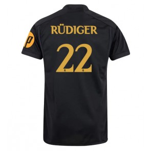 Real Madrid Antonio Rudiger #22 Rezervni Dres 2023-24 Kratak Rukavima